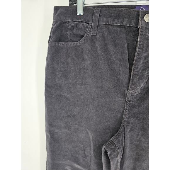 Not Your Daughter's Jeans Brown Corduroy Button Closer High Rise Pant Size 16 - Picture 2 of 4